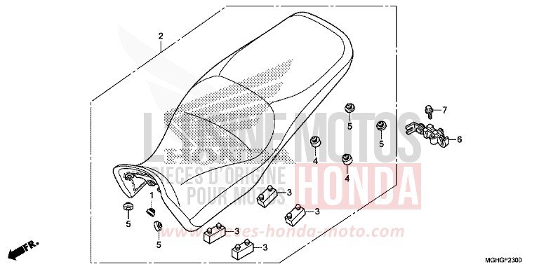 SIEGE von VFR1200X "Crosstourer" DCT PEARL COSMIC BLACK (NHA64) von 2016